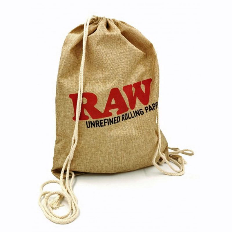 RAWDrawstringBagTAN