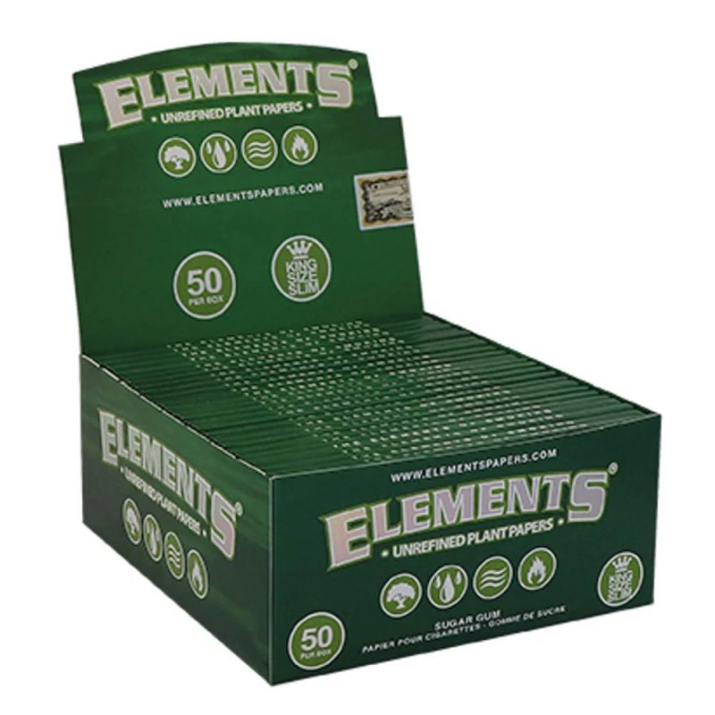 elements green king size